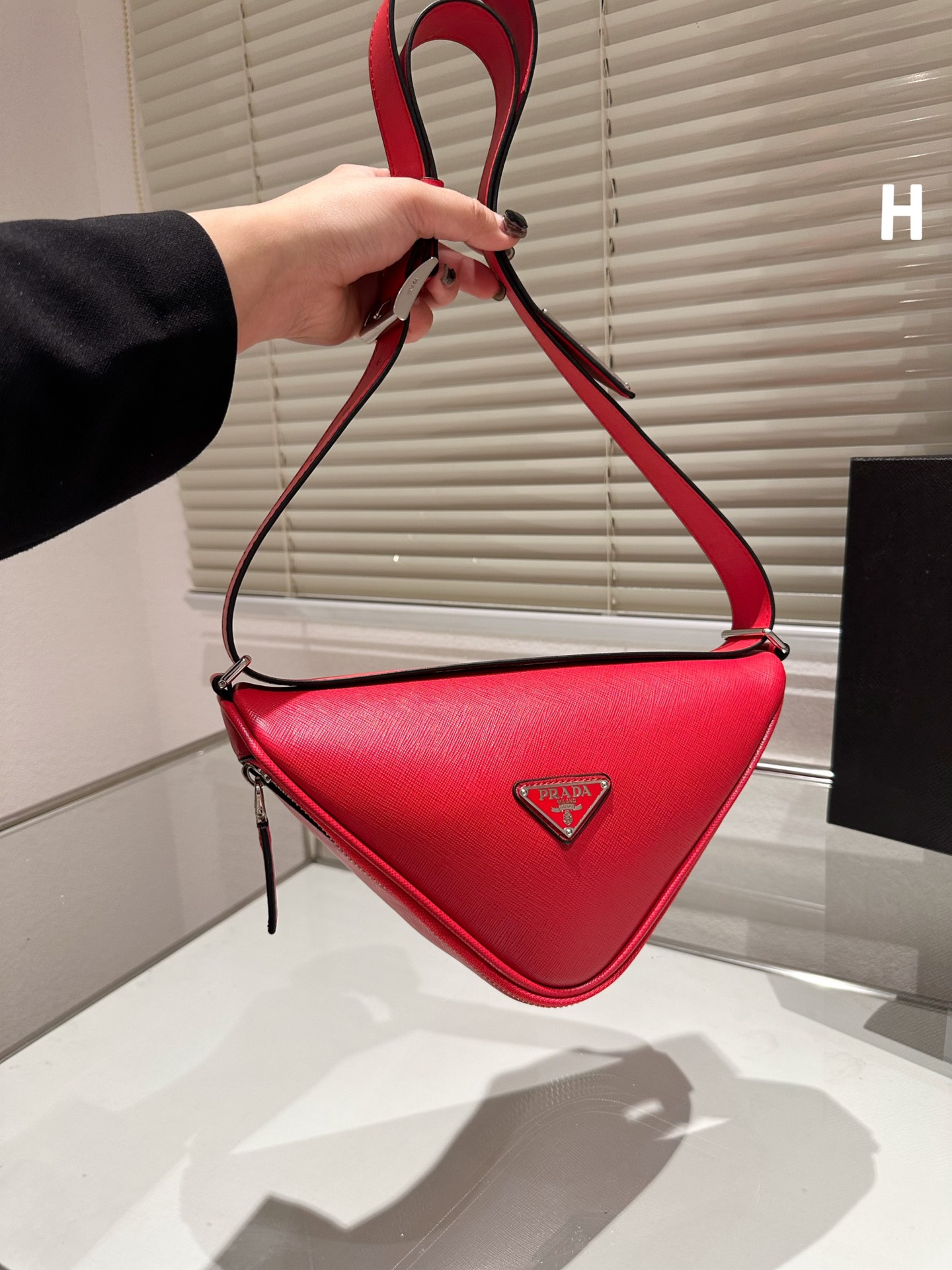 Prada triangle bag 131757