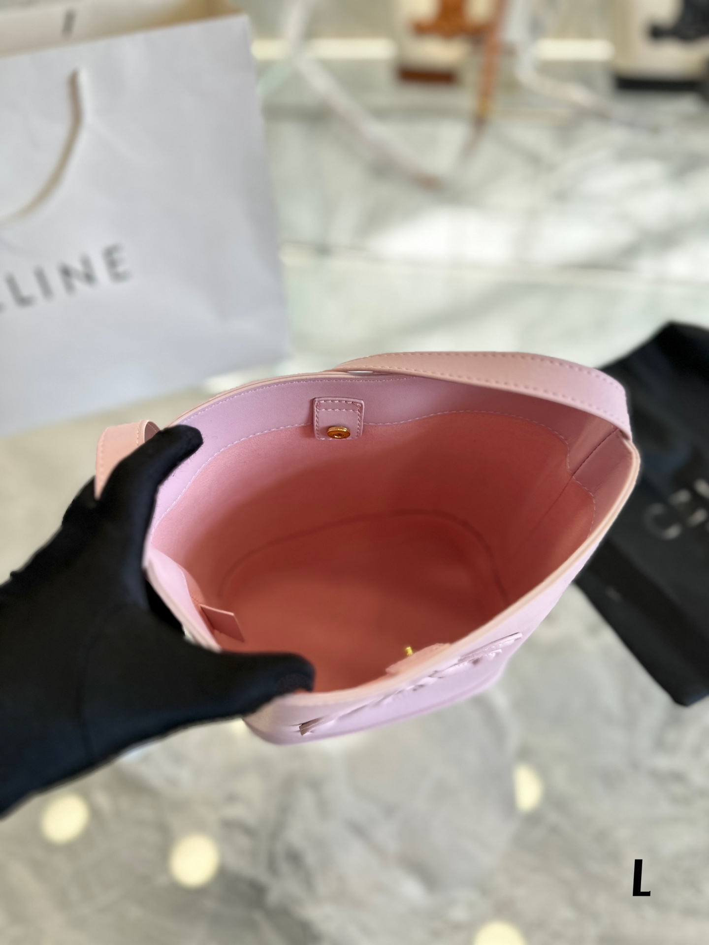 Celine 2022 pink bag 131641