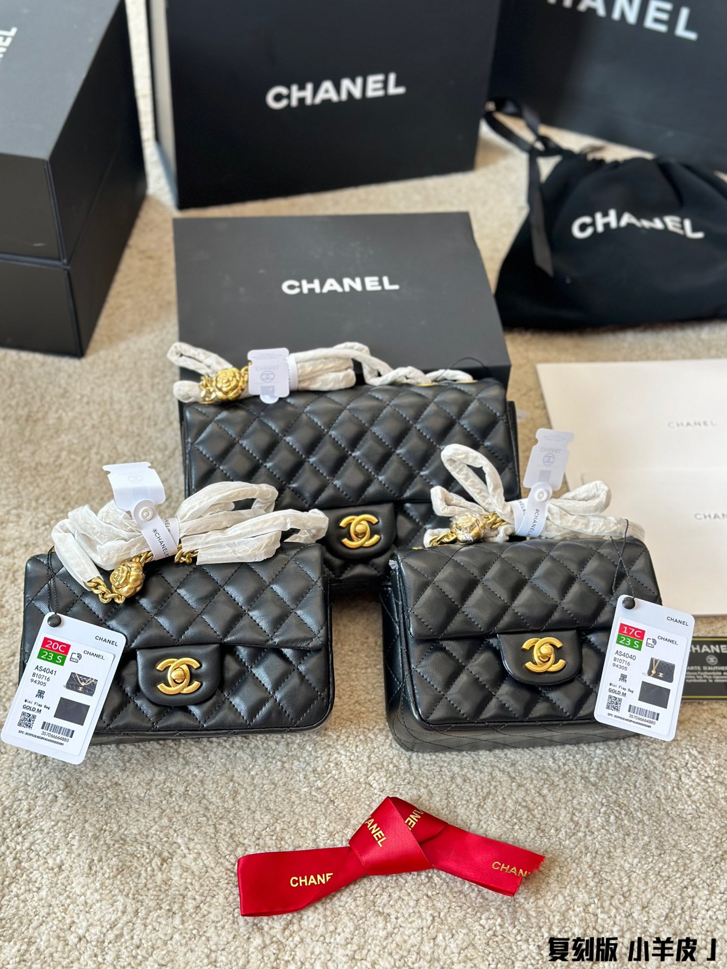 Chanel 2023 Camellia CF Bag