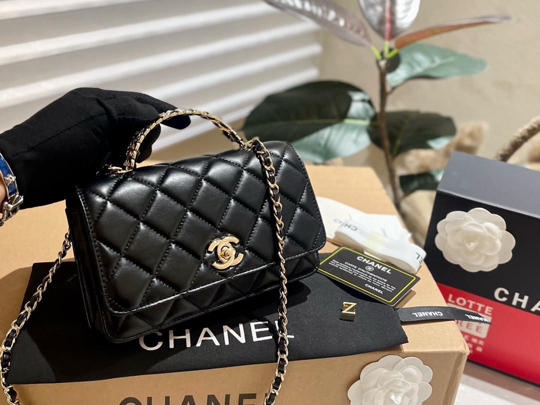 CHANEL 23B crystal woc bag 133011