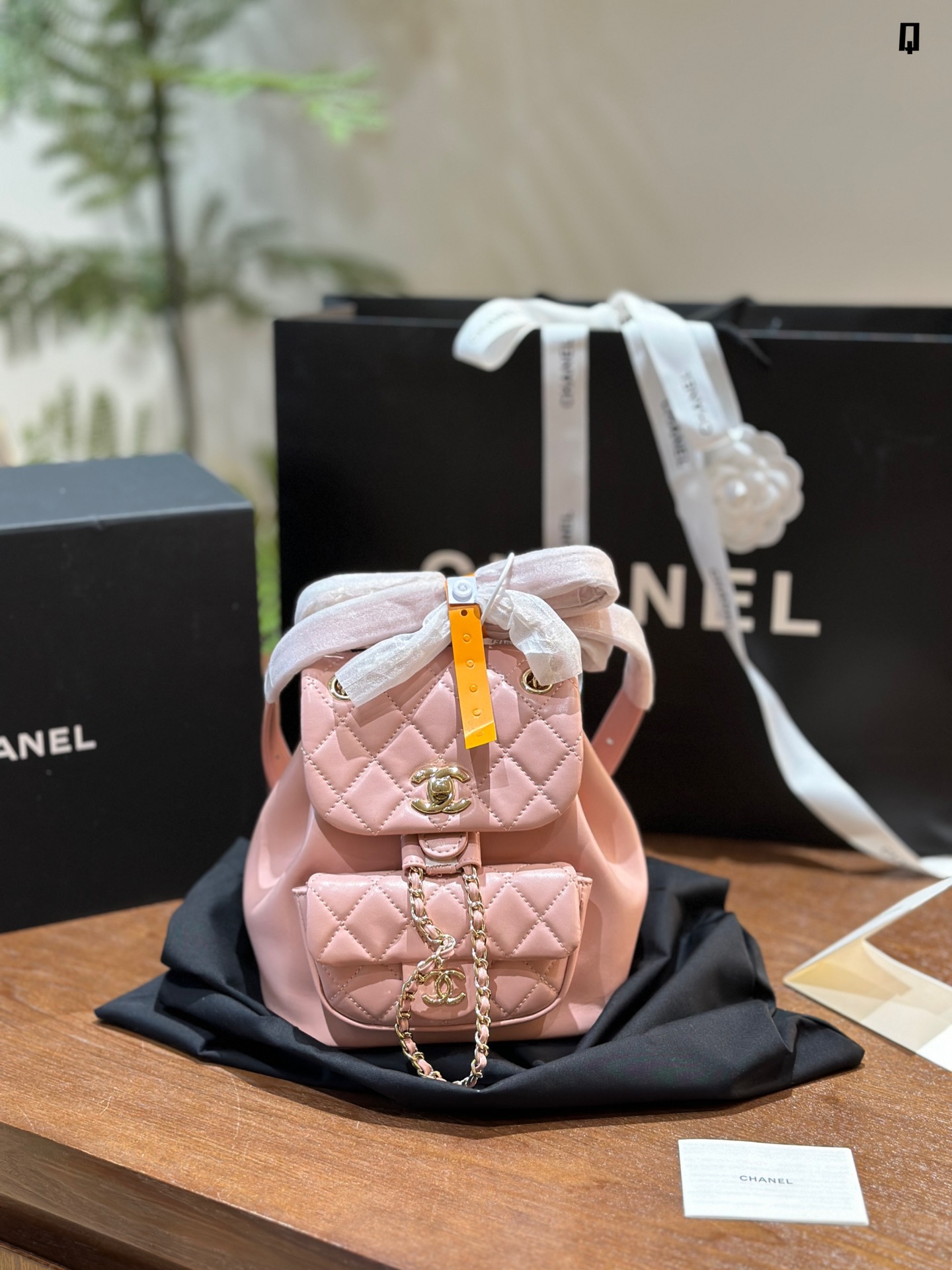 Chanel 24p duma lambskin backpack