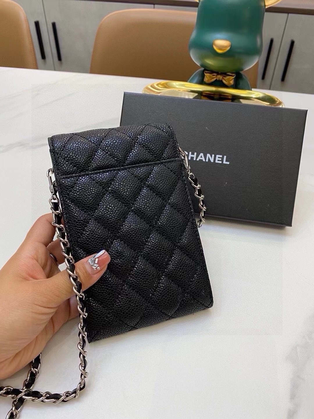 Chanel phone case bag