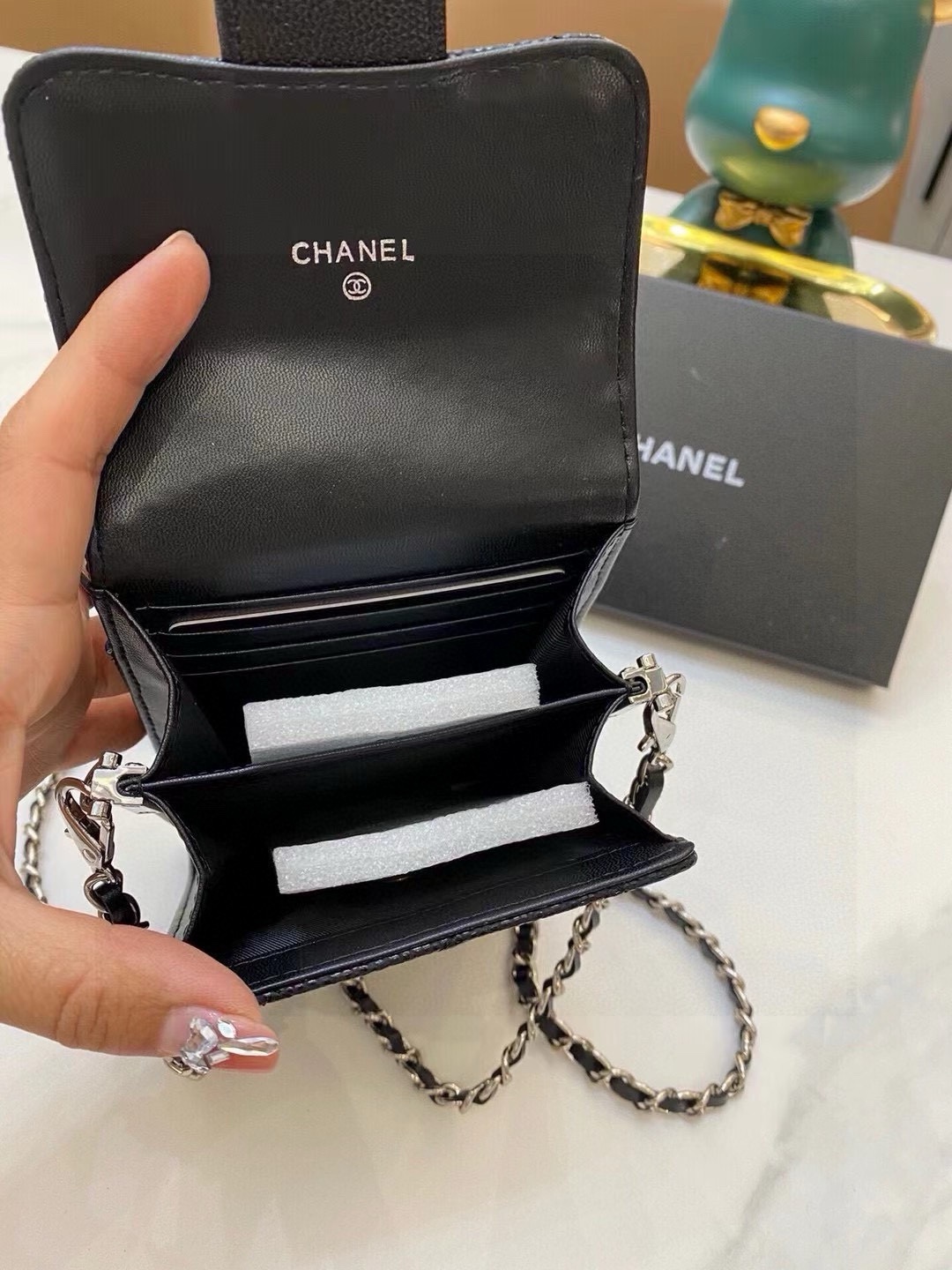 Chanel phone case bag