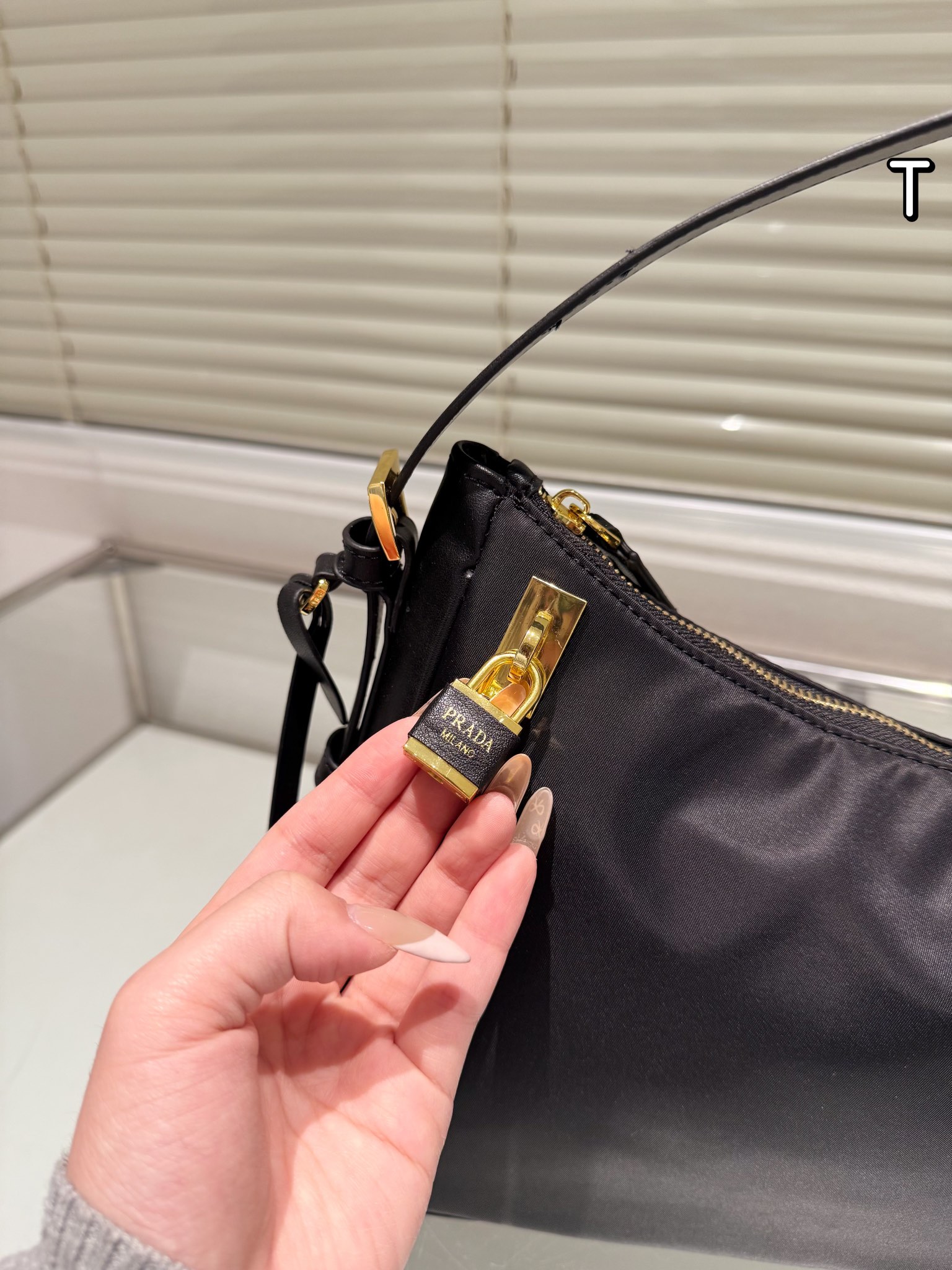 Prada vew Tessuto Locker Aimee large bag