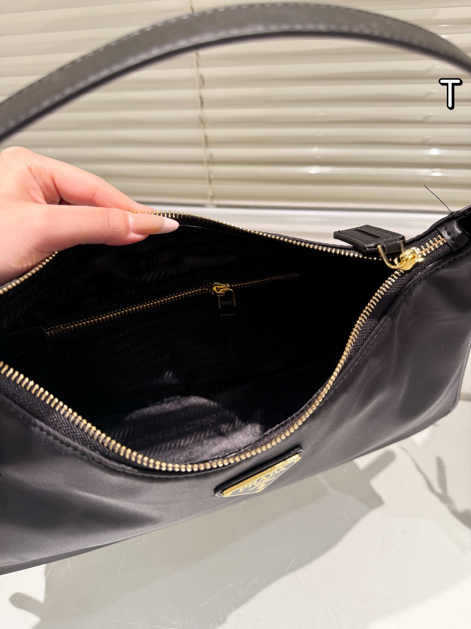 Prada vew Tessuto Locker Aimee large bag