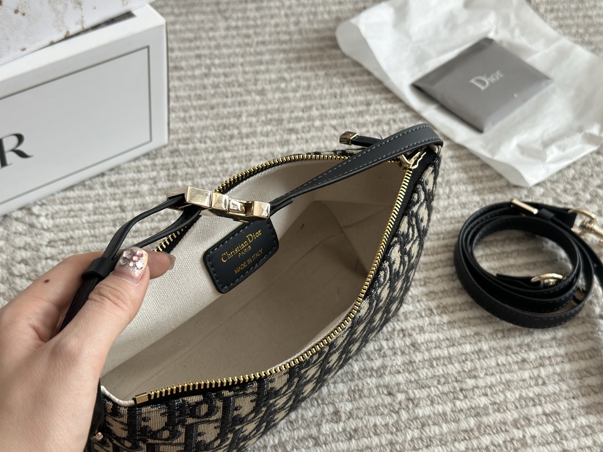 Dior nomad hobo box bag